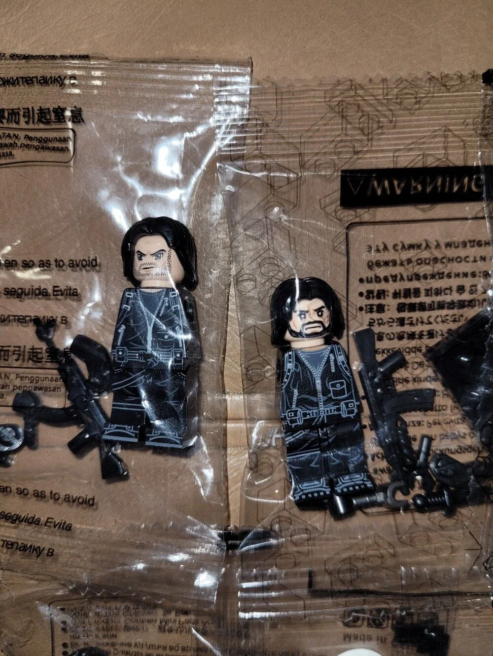 New Marvel Bucky/Winter Soldier 6 Variant Minifigure Set